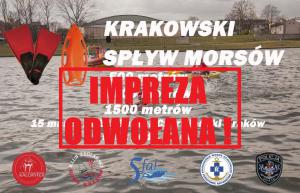 IMPREZA ODWOANA ! - VI Krakowski Spyw Morsw Krakw, pywanie z bojk w petwach Wis - 15.03.2020