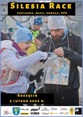 Silesia Race - Zawody na orientację w czterech formułach Koszęcin trasa rowerowa 100km, dystans 73km - 5.02.2022