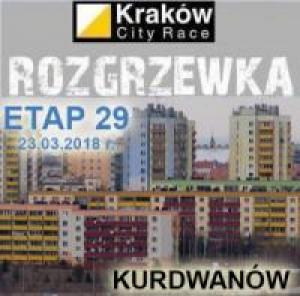 Krakw City Race Rozgrzewka Etap #29 Kurdwanw Krakw, sprint nocny trasa Mistrz dystans 7km - 23.03.2018