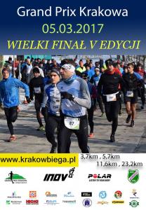 V Grand Prix Krakowa w biegach grskich #5/5 Krakw, Wielki Fina - Tradycyjna Pitka dystans 5,7km - 5.03.2017